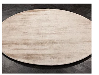 Индийский ковер из шёлка «SILK VEIL» PLAIN-A037(Round) 190 x 190 см Мир ковров