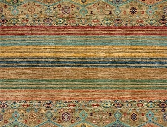 Пакистанский ковер из шерсти «SHAWL KANDI» MULTY-MULTY(171x243) 171 x 243 см Мир ковров