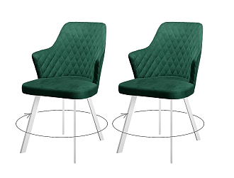 Стул поворотный Диклайн 245, 2шт