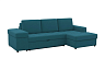Диван угловой пантограф Бруно синий