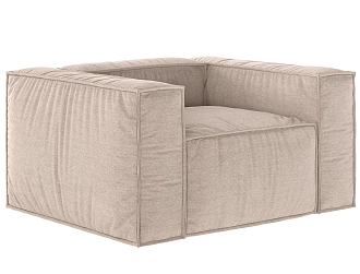 Кресло Бриошь Оптимум с широкими подлокотниками с механизмом