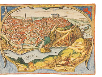 Бельгийский ковер из хлопка «FLANDERS ГОБЕЛЕН» Toledo big lined 135 x 180 см Мир ковров