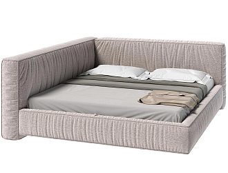 Кровать двуспалльная 180*200 Brioche Basic угловая левая с подъемным механизмом