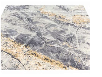 Индийский ковер из шерсти и арт-шёлка «RIVOLI MARBLE» KE-164 Мир ковров