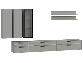 Комплект для гостиной Римини серая №18