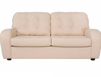 Диван Сидней 2 р, Бежевый, Кожа Madras Canvas Home Collection