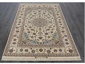 Иранский ковер из шерсти и шёлка «ISFAHAN IR» 801-3722-IR 150 x 222 см Мир ковров