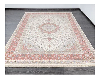 Иранский ковер из шерсти и шёлка «TABRIZ 40» 11-456-IR 255 x 355 см Мир ковров