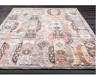 Турецкий ковер из полиэстера «LAVANDER» C879GC-BGE-LBRN 160 x 230 см Мир ковров