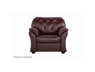 Кресло "Ванкувер" , Кожа Madras Oxblood Home Collection