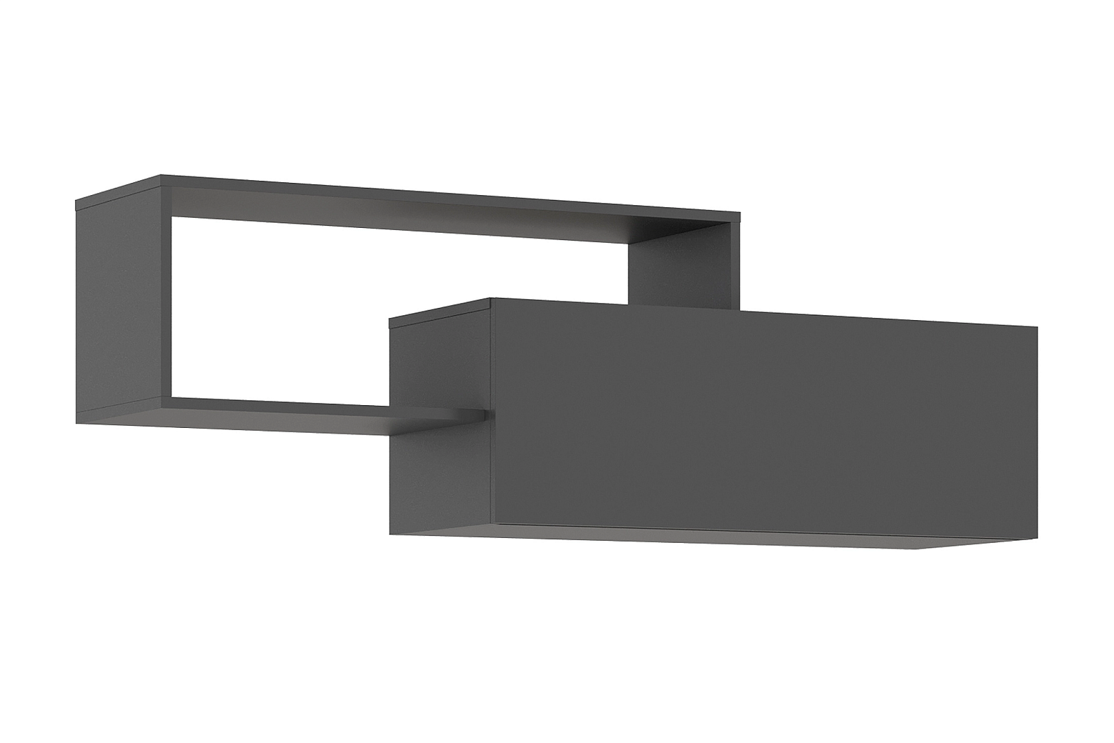 Полка 2-х ярусная Норд графит