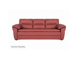 Диван Римини 3 р, Красный, Кожа Madras Rozetta Home Collection