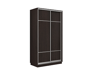 Шкаф-купе двухдверный Альнаир венге