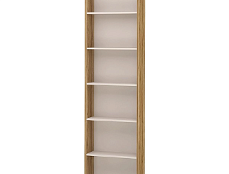 Стеллаж прямой Сохо беж торцевой