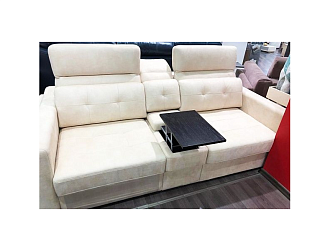 Диван Торонто 2р с баром , , Ткань Morello Ivory Home Collection