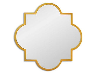 Зеркало Clover Gold в раме Svart Ангстрем