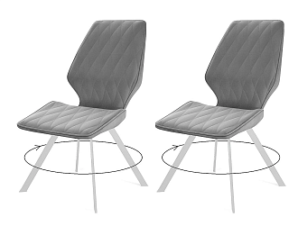 Стул поворотный Диклайн 243, 2шт