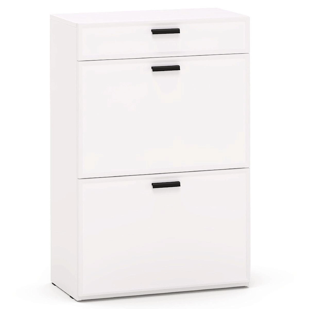 Тумба для обуви Римини белая