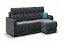 Угловой диван BOSS 3.0 Classic XL шенилл gloss карбон