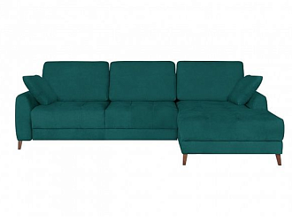 Угловой диван Монако с канапе 85/19, Зеленый, Ткань Zenit 40 Home Collection