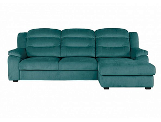 Угловой диван Модульный Денвер с канапе, Бирюзовый, Ткань Triniti Azur Home Collection