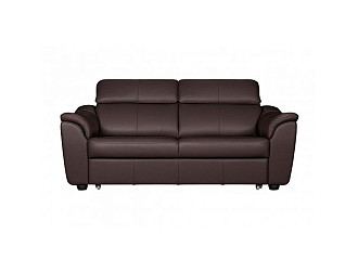 Диван Дублин 3 р, Коричневый, Кожа Bellagio Mocca Home Collection