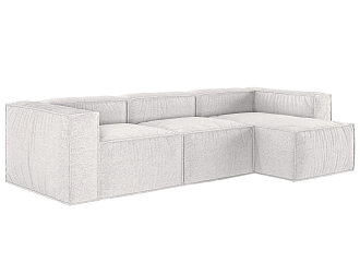 Диван Бриошь Ферст угловой пр\лев с широкими подлокотниками