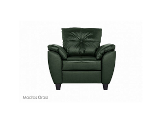Кресло "Николь", Кожа Madras Grass Home Collection
