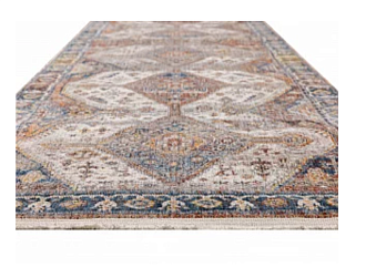 Турецкий ковер из полиэфирного шёлка «MYSTIC» 0658A-NAVY-RED(Runner) 80 x 300 см Мир ковров