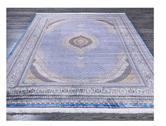 Иранский ковер из шёлка и модала «QUM PERSIAN» 601-BLU 200 x 300 см Мир ковров