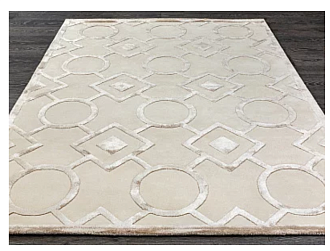 Индийский ковер из шерсти, арт-шёлка и хлопка «GEOMETRIC» G2-MLT 165 x 235 см Мир ковров