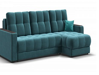 Угловой диван BOSS 3.0 Classic XL велюр Monolit зеленый