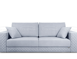 Прямой диван Лаура А, сиреневый