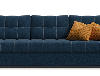 Диван Атланта НПБ 120 Рогожка Мальмо синий