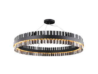 Подвесная люстра Marquis (чёрный) D1000*H150/1500 LED*54W Ангстрем