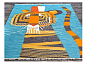 Индийский ковер из хлопка «ARCTIC KILIM» TIGER-MLT Мир ковров