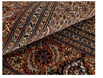 Иранский ковер из шерсти и шёлка «TABRIZ MAHI» 13-179-IR 201 x 306 см Мир ковров