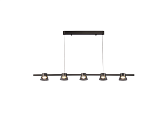 Подвесная люстра Twix L1180*W100*H1200/1800 5*LED*6W Ангстрем