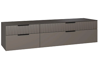 Тумба навесная под телевизор Сохо графит