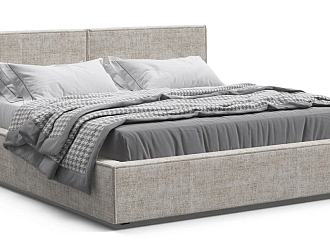 Норд Кровать+ПМ 160*200 Шенилл Смарт кварц Divan BOSS - ДИВАН БОСС