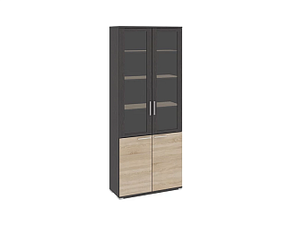 Шкаф для документов с 2-мя дверями со стеклом «Успех-2» - ПМ-184.17