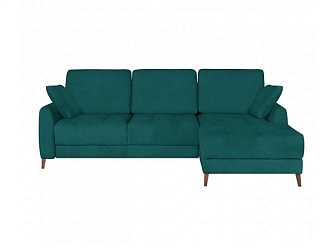 Угловой диван Монако с канапе 85/19, Зеленый, Ткань Zenit 40 Home Collection