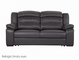 Диван Модульный Денвер 2 р , Черный, Кожа Smoky Eyes Home Collection