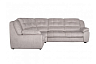 Угловой диван Орлеан с тумбой, Серый, Ткань Noel Wool