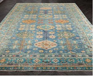 Пакистанский ковер из шерсти «KAZAK ROYAL» 231687-GREY-GREY 305 x 424 см Мир ковров