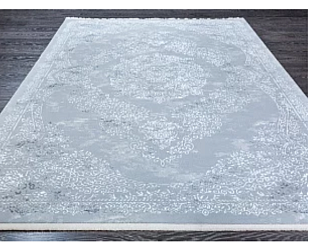 Турецкий ковер из полипропилена «FLORA LUX» 2956A-LGREY-GREY Мир ковров