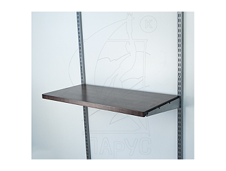 Полка массив березы 900х437мм. Гардеробные системы ПАРУС