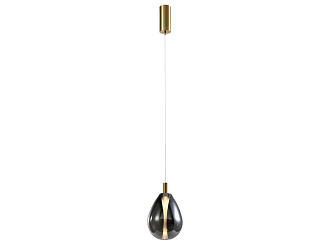 Подвес Hopper (дымчато-серый) D220*H490/1990 LED*4.3W Ангстрем
