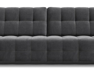  Диван Босс Мини Велюр Монолит серый