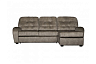 Угловой диван Монреаль с канапе, Коричневый, Ткань Milano 3